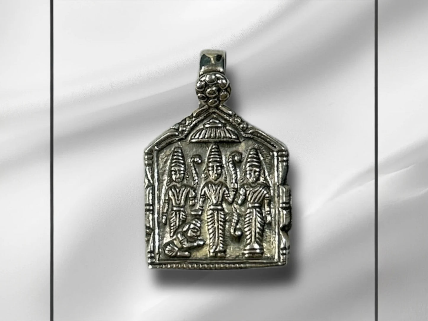 Rama Darbar pendant, Sterling Silver, Rama Pendant, Lakshman Pendant, Sita Pendant, Sia, Hanuman Pendant, 925, Shree Ram Hindu God Pendant