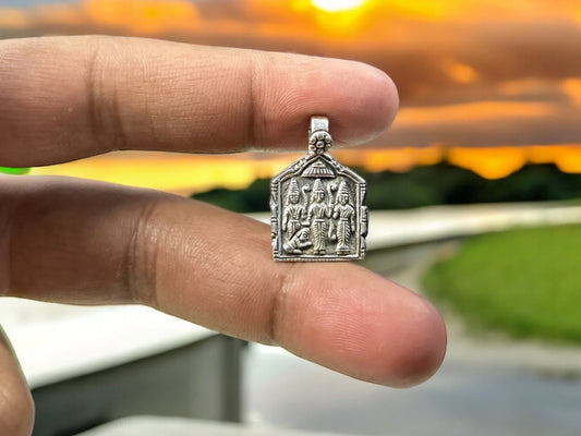Rama Darbar pendant, Sterling Silver, Rama Pendant, Lakshman Pendant, Sita Pendant, Sia, Hanuman Pendant, 925, Shree Ram Hindu God Pendant